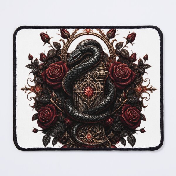 Item preview, Snake Rose Relic Sticker designed and sold by Imaginarium of Chaos falcon88 .