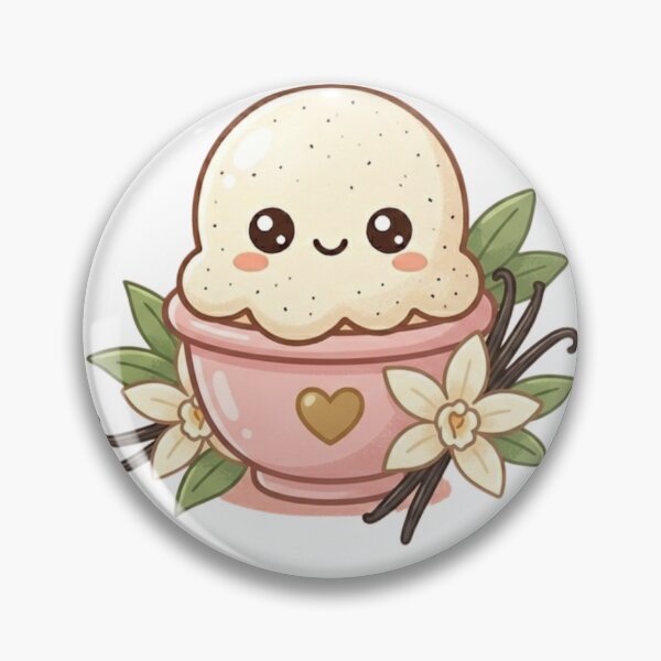Item preview, Cute Kawaii Vanilla Ice Cream in a Cup designed and sold by Basement Labs.