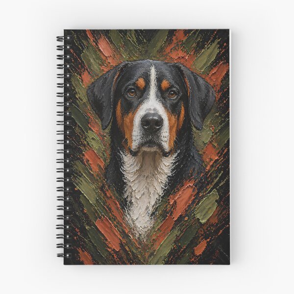 Item preview, Greater Swiss Mountain Dog Color Explosion Dog Art designed and sold by Vista Atelier.