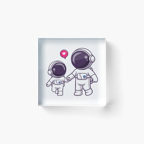 Item preview, Astronaut Father and Son Space Walk designed and sold by jbraunl.