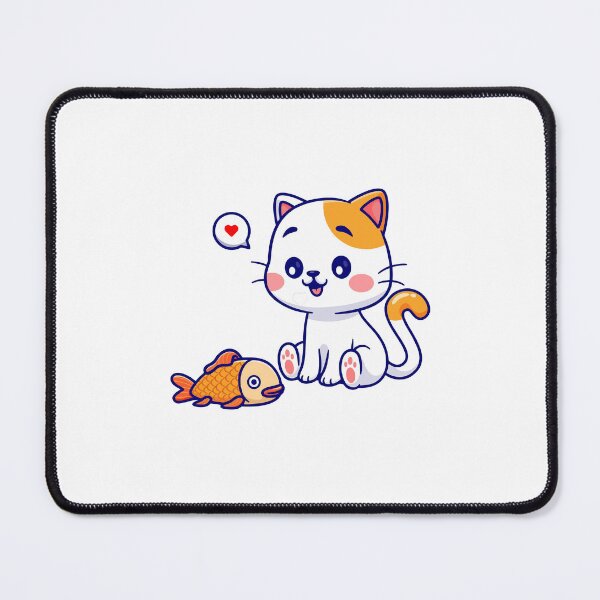 Item preview, Cute Kitten Playing with Goldfish designed and sold by jbraunl.