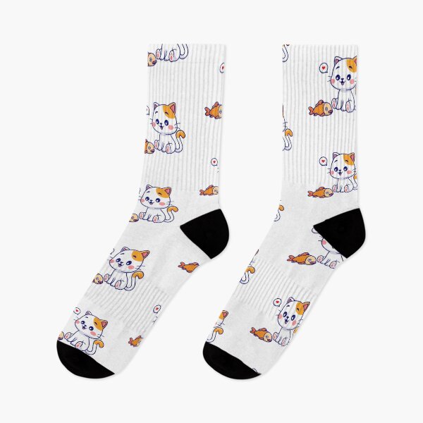 Item preview, Cute Kitten Playing with Goldfish designed and sold by jbraunl.