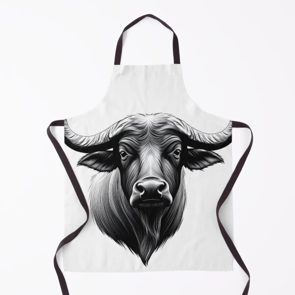 Item preview, Untamed Power — Realistic Buffalo Pencil Sketch Artwork designed and sold by Henrylifestyle2.