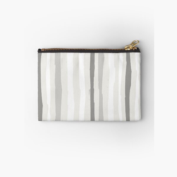 Item preview, pastel gray rough brushstroke stripes designed and sold by kobyakov.