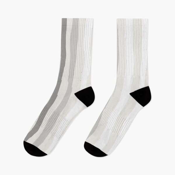 Item preview, pastel gray rough brushstroke stripes designed and sold by kobyakov.