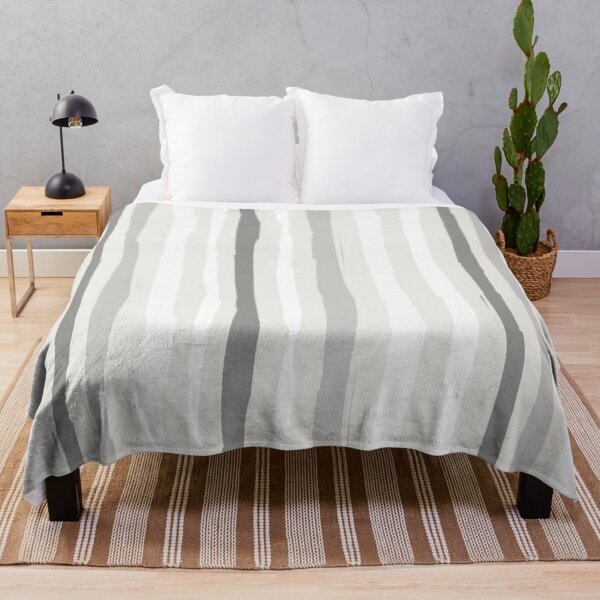 Item preview, pastel gray rough brushstroke stripes designed and sold by kobyakov.