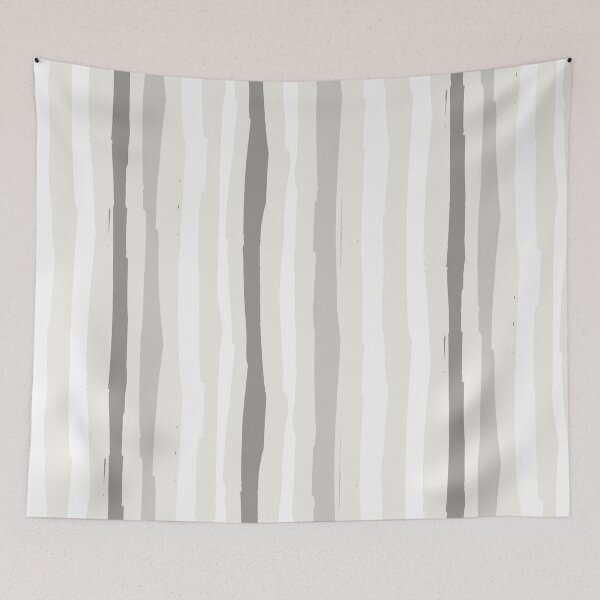 Item preview, pastel gray rough brushstroke stripes designed and sold by kobyakov.