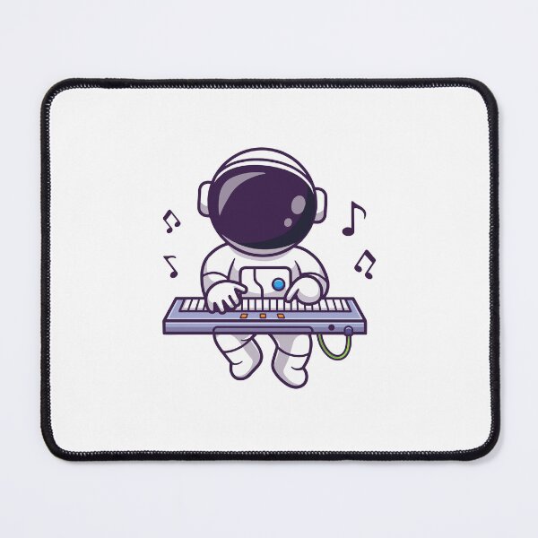 Item preview, Space Musician Astronaut Playing Keyboard designed and sold by jbraunl.