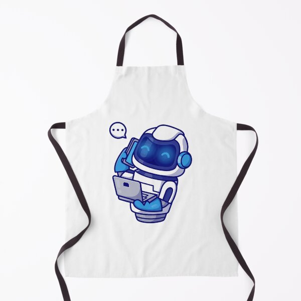 Item preview, Cute Tech Support Robot with Laptop designed and sold by jbraunl.