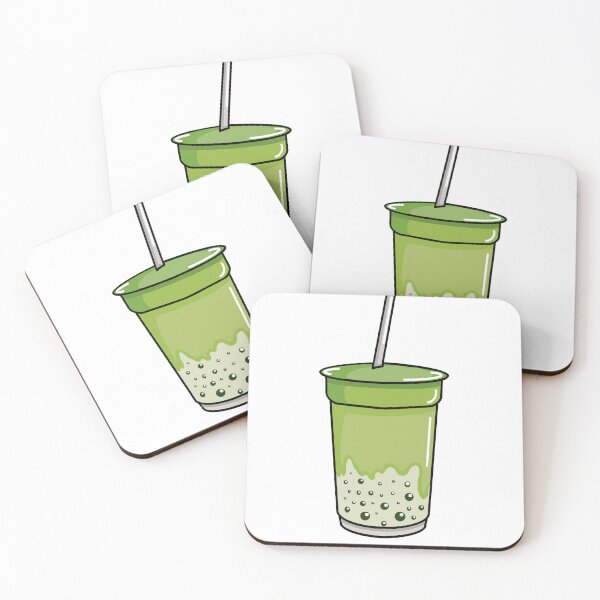 Item preview, Matcha Boba Sticker | Postcards from Tokyo Collection designed and sold by PinkPeelUK.