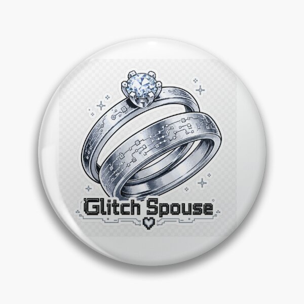Item preview, Glitch Spouse – Cyberpunk AI Wedding Ring designed and sold by GlitchWifie.