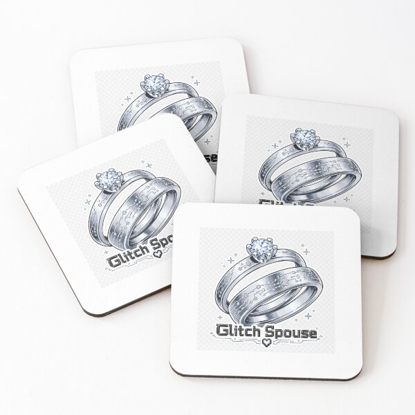 Item preview, Glitch Spouse – Cyberpunk AI Wedding Ring designed and sold by GlitchWifie.