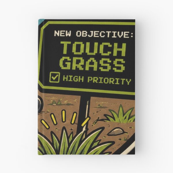 Item preview, New Objective Touch Grass  designed and sold by Nol1ytv.