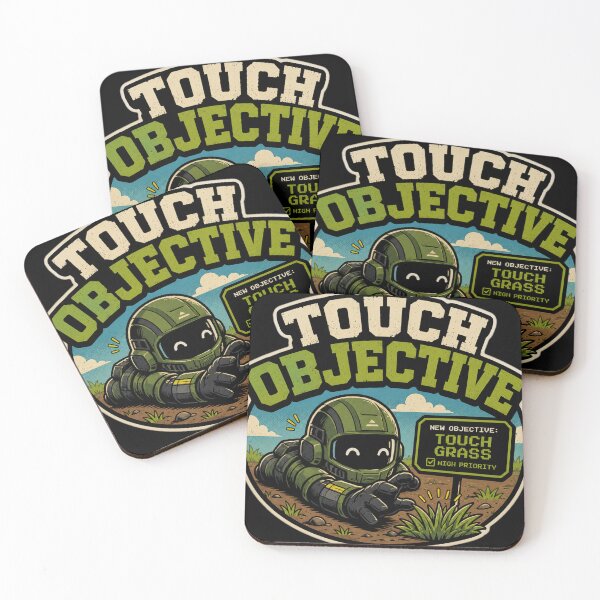 Item preview, New Objective Touch Grass  designed and sold by Nol1ytv.