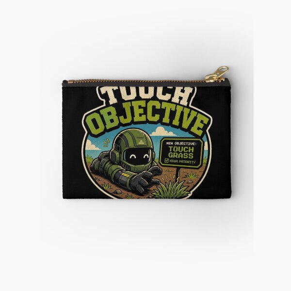 Item preview, New Objective Touch Grass  designed and sold by Nol1ytv.