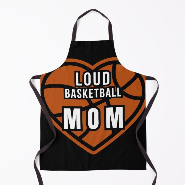 Item preview, Loud Basketball Mom – Funny Basketball Heart Design for Proud Sports Moms designed and sold by made4noise.