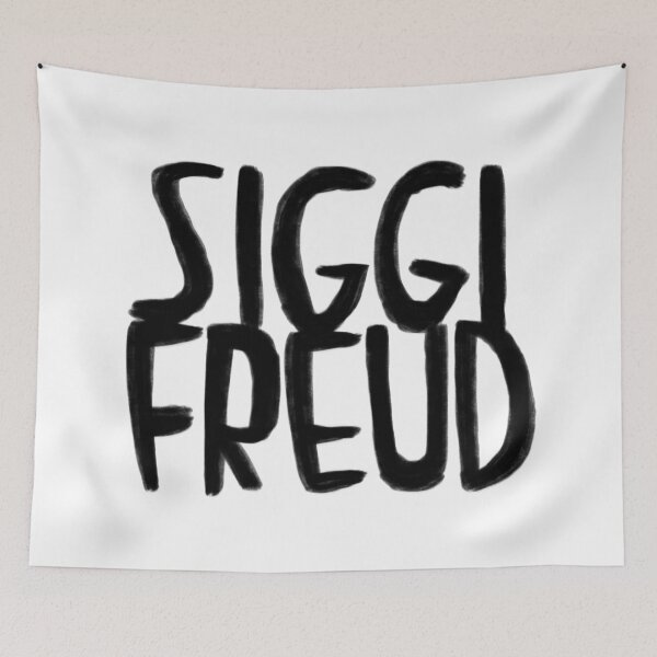 Item preview, Funny, Siggi Freud, Sigmund Freud designed and sold by badlydrawnbabe.