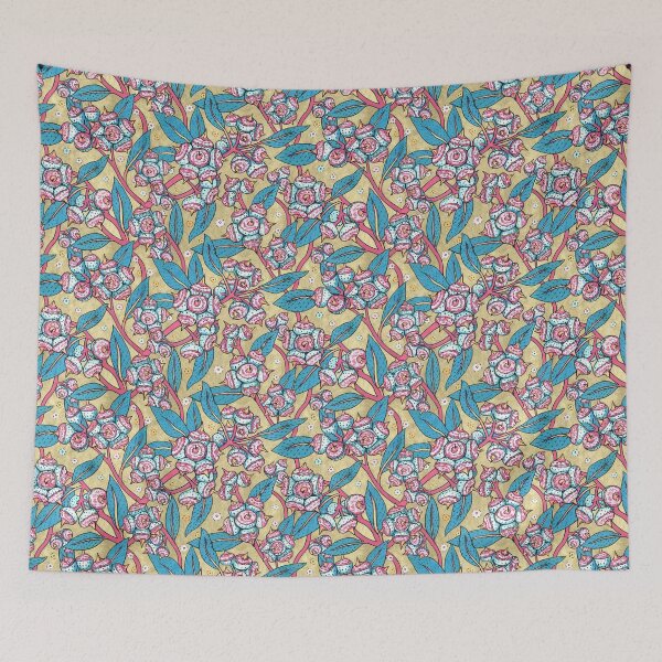 Item preview, Eucalyptus Seed Pods Tropical Floral Pattern designed and sold by Julia Khoroshikh.