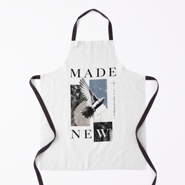 Item preview, Made New 2 Corinthians 5:17 brutalist modern Christian retrowave eroded dove designed and sold by bard-art.