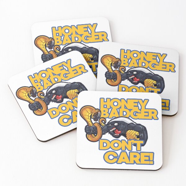 Item preview, Honey Badger Don't Care Vintage Retro T-Shirt – Funny Aggressive Animal Graphic Tee for Men designed and sold by Smile Shop ⭐⭐⭐⭐⭐.