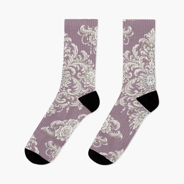Item preview, Mauve Rococo & Pearls designed and sold by DesignsByPrnces.