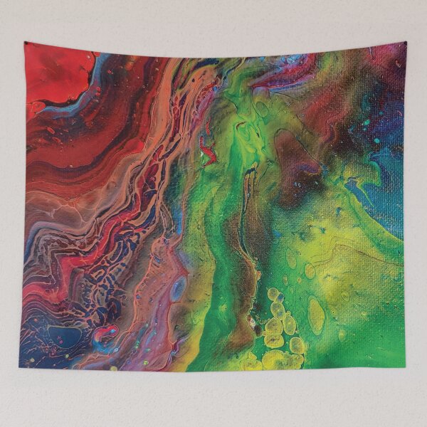 Item preview, Crimson Lime Fluid Art designed and sold by vonmade.