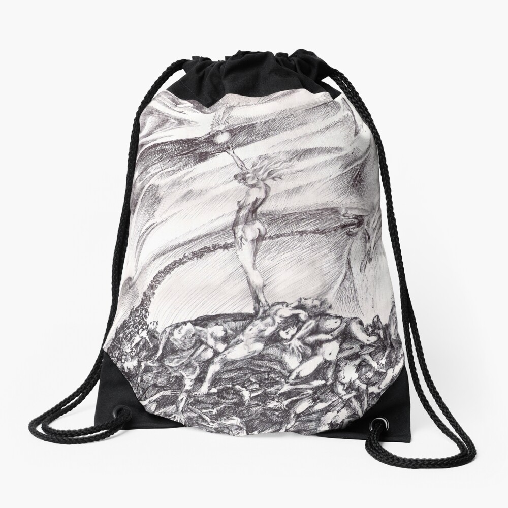 Item preview, Drawstring Bag designed and sold by dajson.
