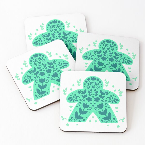 Item preview, Maxi Meep - Turquoise Teal Mint designed and sold by prinzbydesign.