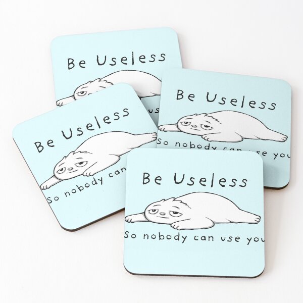 Item preview, Be Useless Sloth Meme designed and sold by drawtoons.
