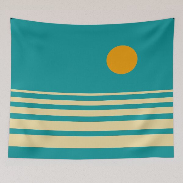 Item preview, Sunset above a turquoise sea  designed and sold by StefanStudioArt.