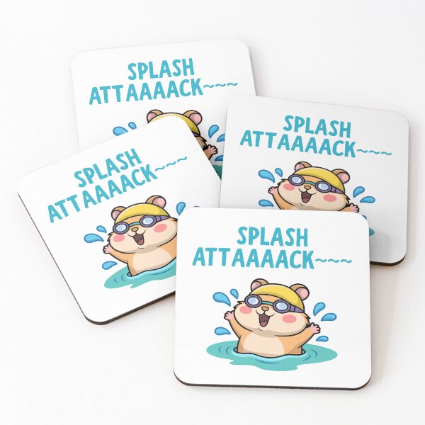 Item preview, Splash Attaaack Cute Swimming Hamster designed and sold by BritishDelights.