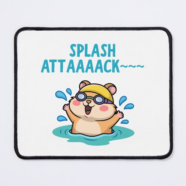 Item preview, Splash Attaaack Cute Swimming Hamster designed and sold by BritishDelights.