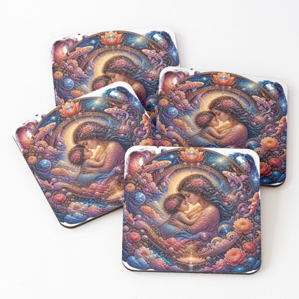 Item preview, Cosmic Mother Galaxy Sticker designed and sold by Imaginarium of Chaos falcon88 .