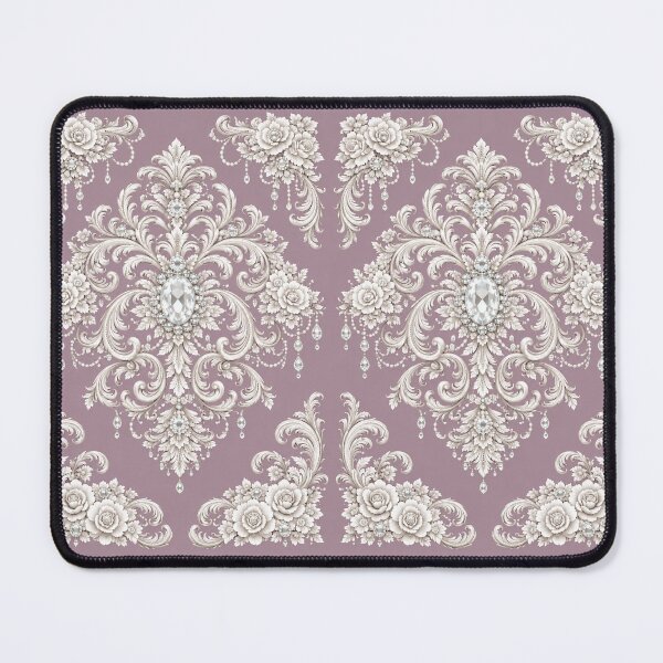 Item preview, Mauve, Diamonds & Rococo - Vertical designed and sold by DesignsByPrnces.