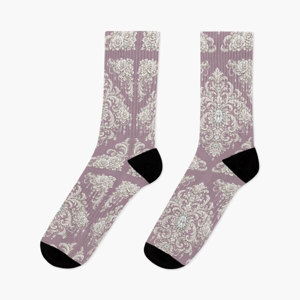 Item preview, Mauve, Diamonds & Rococo - Vertical designed and sold by DesignsByPrnces.