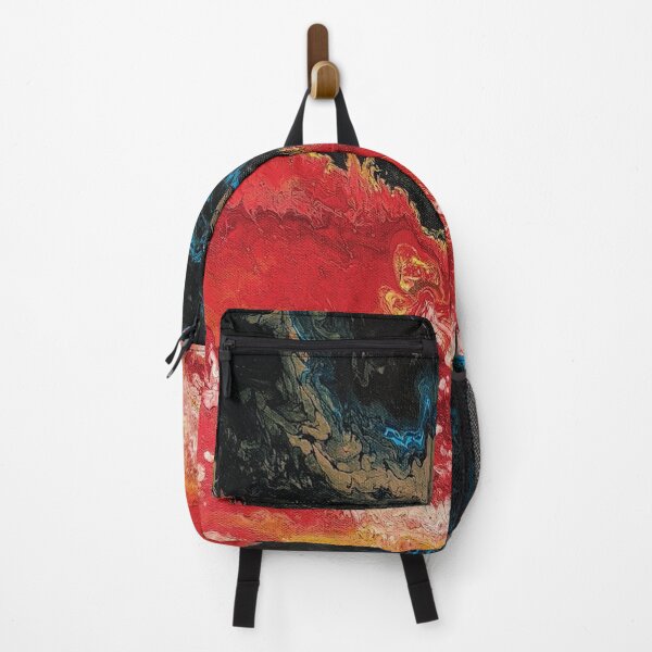 Item preview, Black Seeping to Red Fluid Art designed and sold by vonmade.