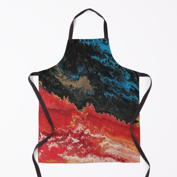 Item preview, Black Seeping to Red Fluid Art designed and sold by vonmade.