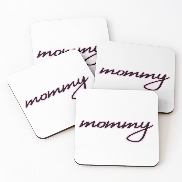Item preview, Cursive Mommy Pink Outline - Minimalist style designed and sold by Shifer Design.