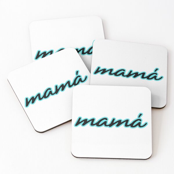 Item preview, Mamá letra cursiva Contorno Azúl Cian - Estética Minimalista designed and sold by Shifer Design.