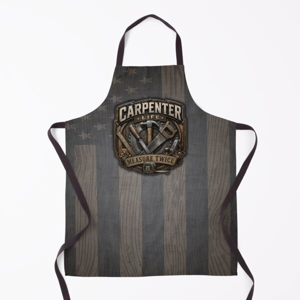Item preview, Carpenter Life Measure Twice Woodworking Tradesman Design designed and sold by artistwill.