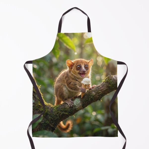 Item preview, Madame Berthe's Mouse Lemur Enjoys an Ice Cream Cone designed and sold by Tridentulus.