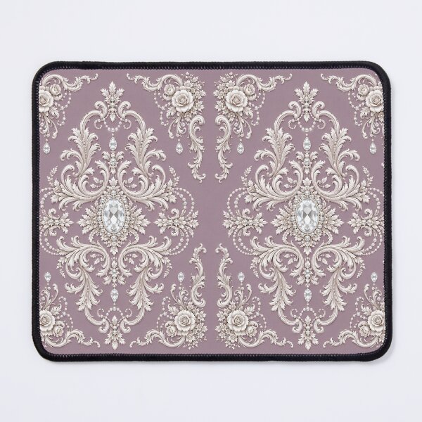 Item preview, Mauve, Diamonds & Wheat Rococo - Vertical designed and sold by DesignsByPrnces.