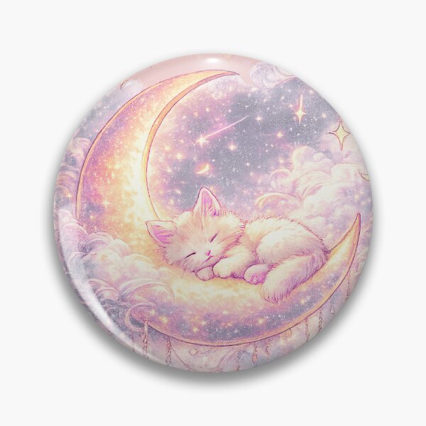 Item preview, Dreamy Moon Cat Celestial Fantasy Art designed and sold by MariMarArt.