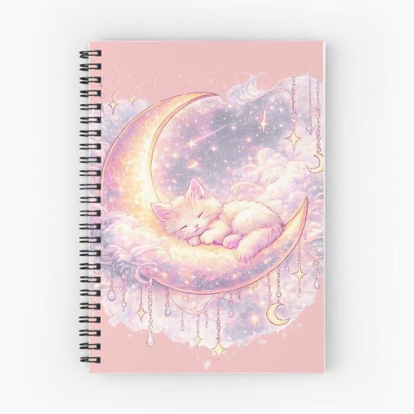 Item preview, Dreamy Moon Cat Celestial Fantasy Art designed and sold by MariMarArt.