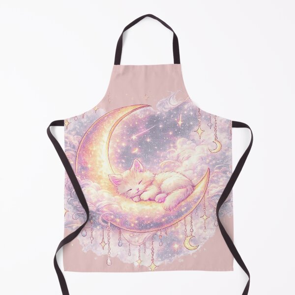 Item preview, Dreamy Moon Cat Celestial Fantasy Art designed and sold by MariMarArt.