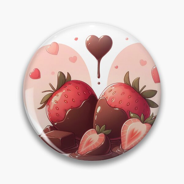 Item preview, chocolate strawberry designed and sold by Saucebyte.