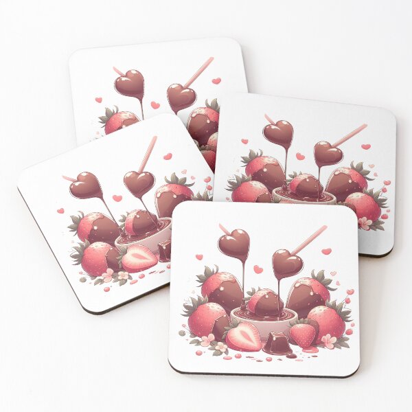 Item preview, cute strawberries designed and sold by Saucebyte.