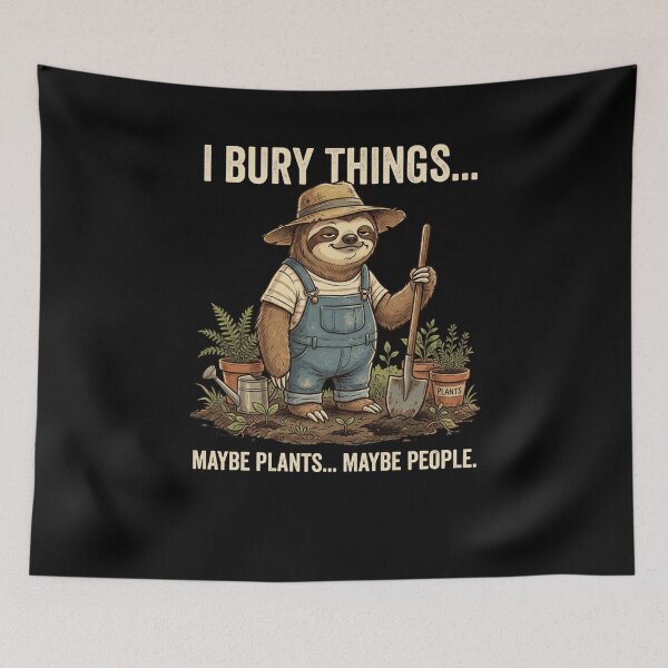 Item preview, I BURY THINGS... MAYBE PLANTS... MAYBE PEOPLE. designed and sold by snowry.