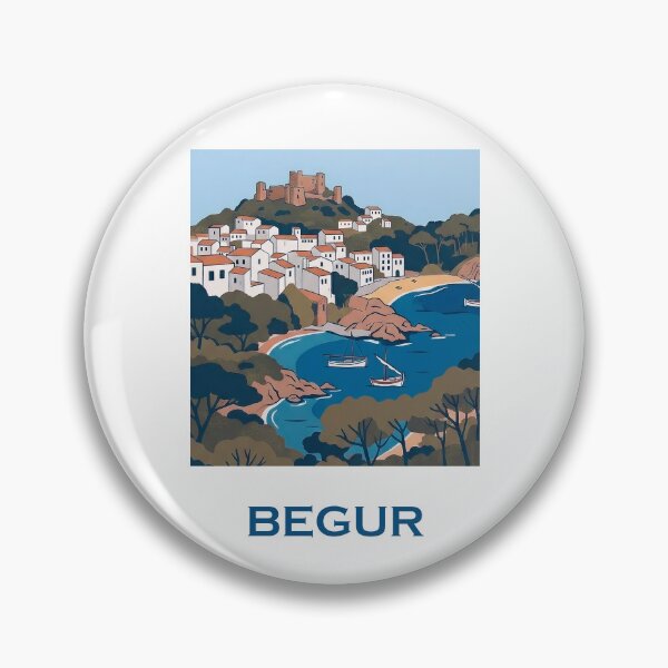 Item preview, Begur Costa Brava Catalunya poster designed and sold by TerradVents.