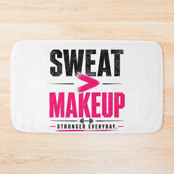 Item preview, Sweat Over Makeup Gym Motivation designed and sold by StoryInCode.